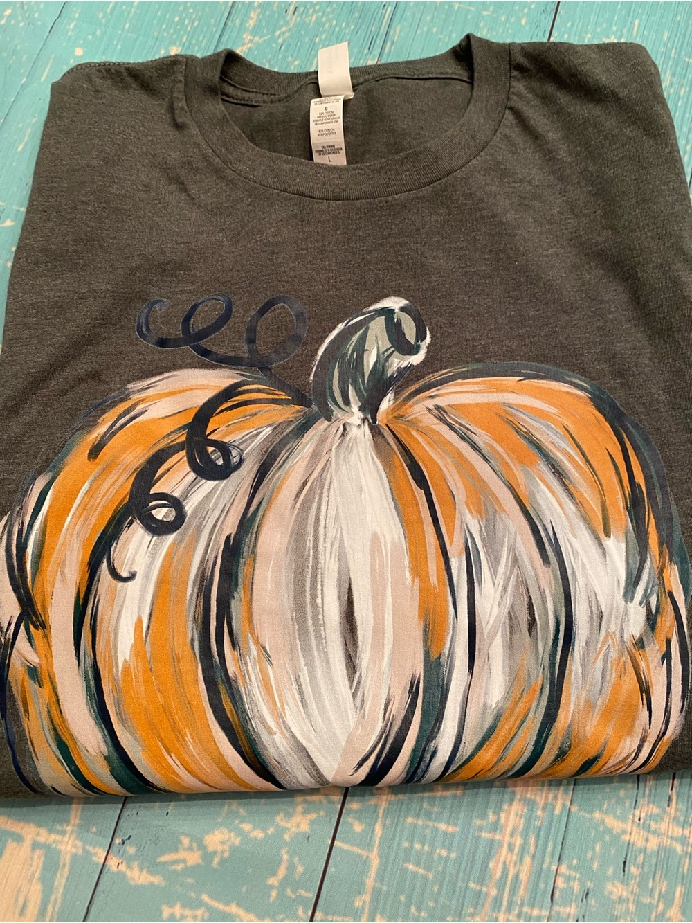 Seasonal Pumpkin Print Tee